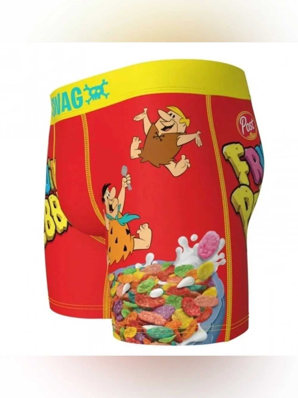 NWOT Swag Fruity Pebbles Boxer Briefs Mens XL Fun Underwear Flintstones No Box